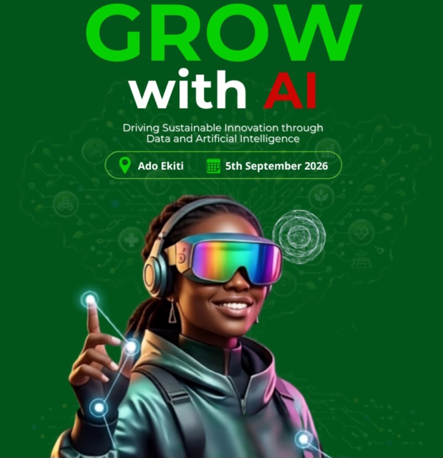 Grow with AI conference artwork